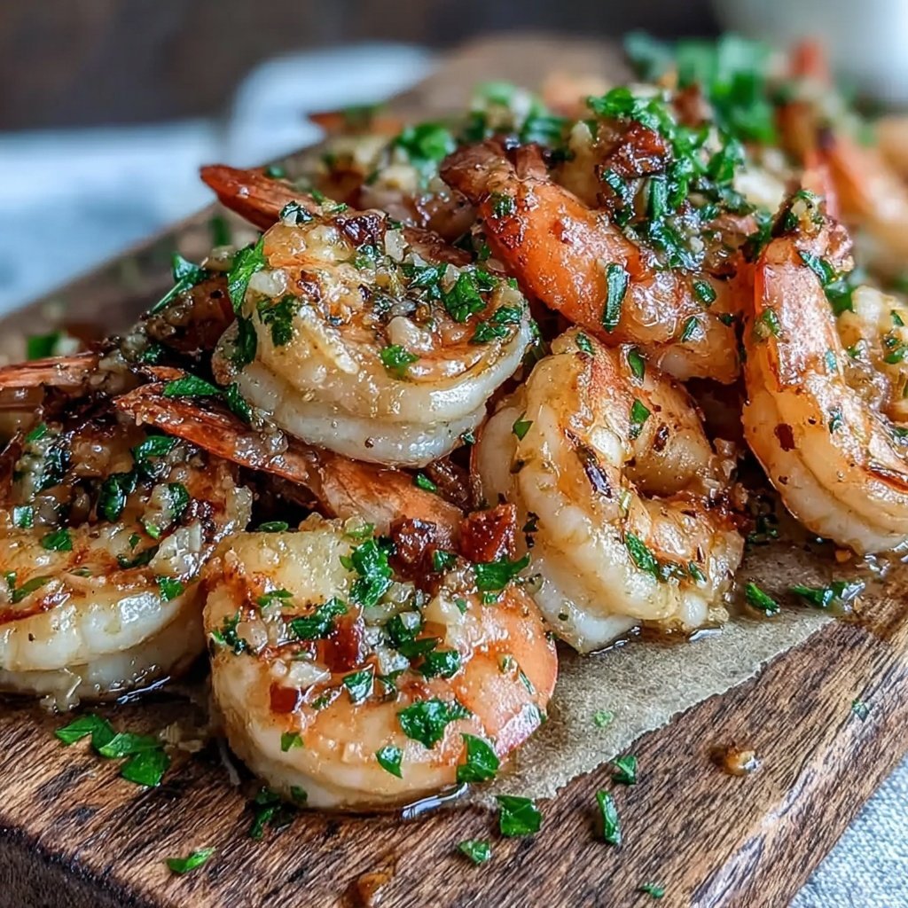 Spring Dinner Garlic Butter Shrimp