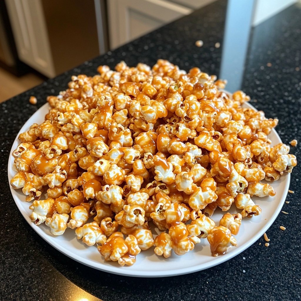 Quick Caramel Corn