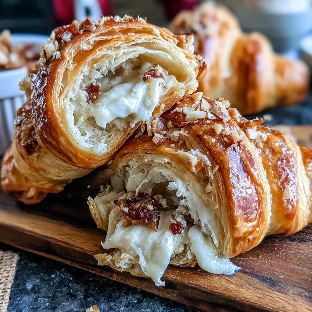 Buttery Almond Filled Croissants