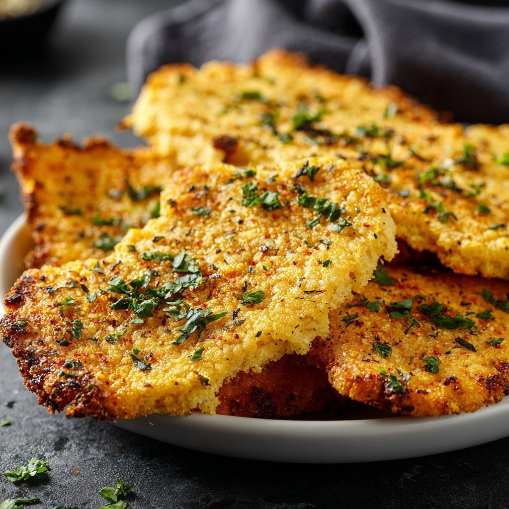 Crispy Chickpea Flatbread Snacks