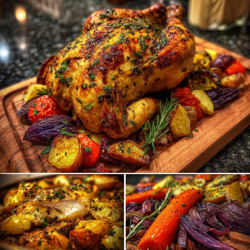 Rotisserie Chicken And Vegetable Bake