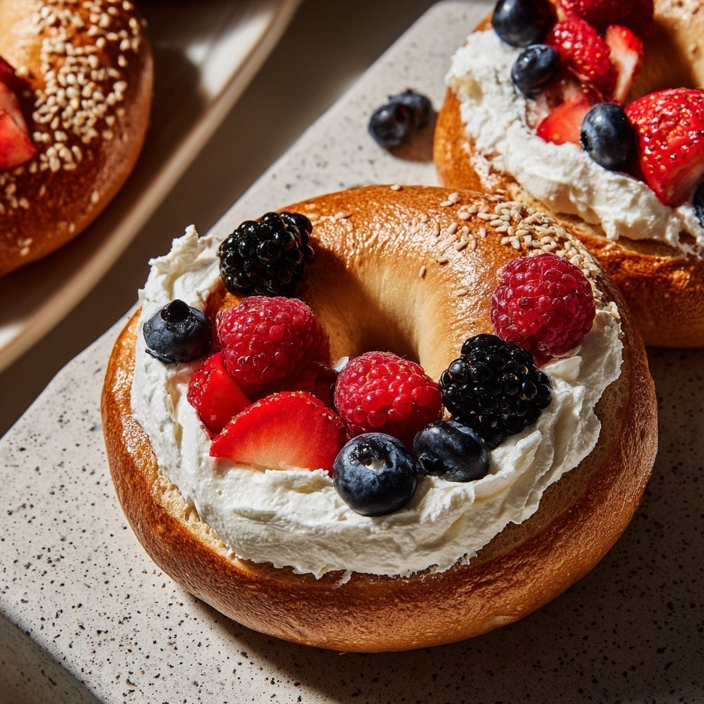 High Protein Greek Yogurt Bagels
