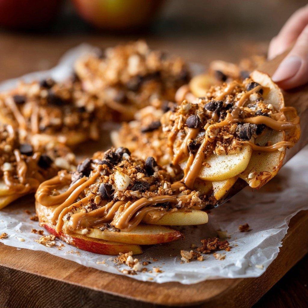 Healthy Snack Apple Nachos