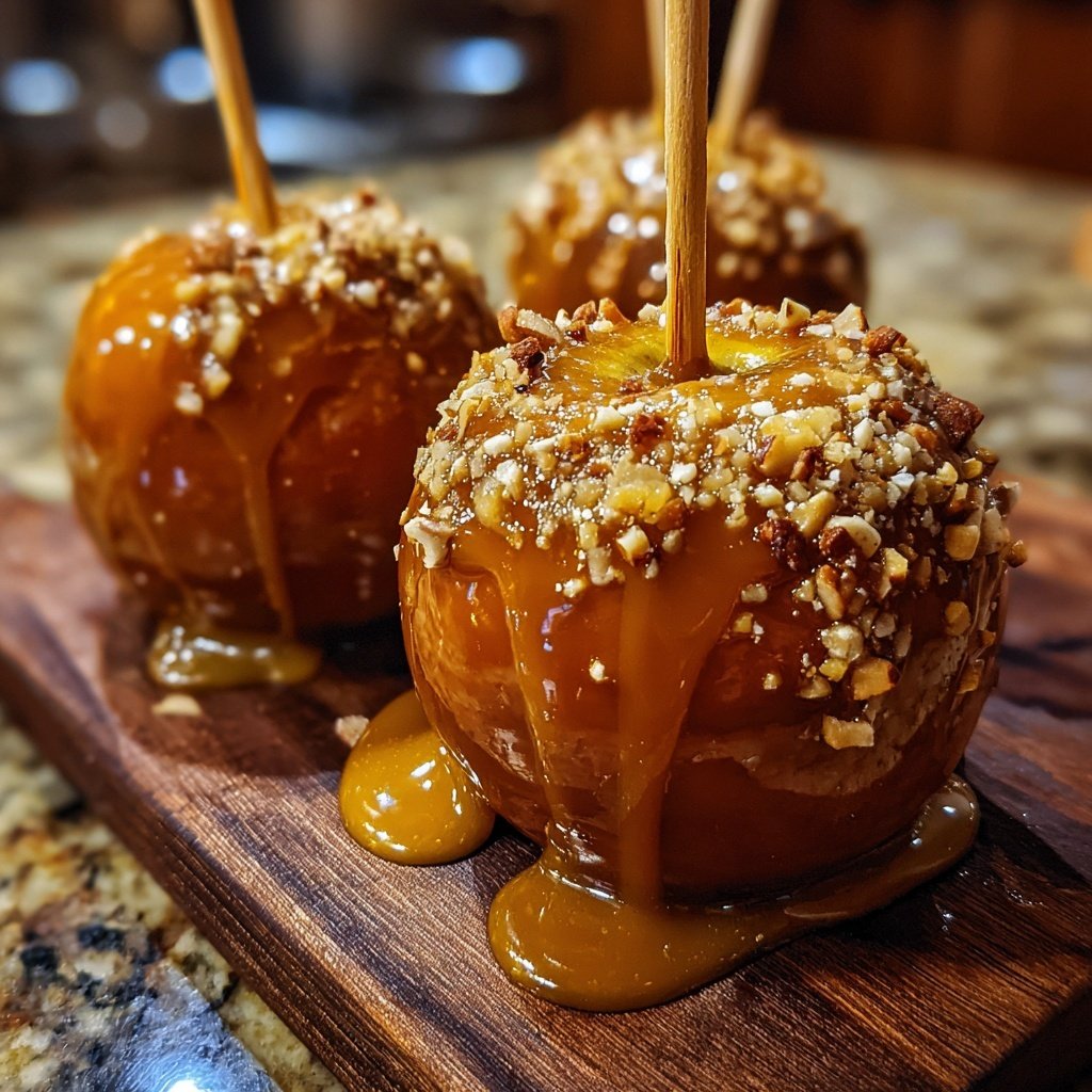 Homemade Caramel Candy Apples