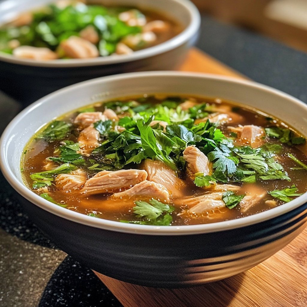 Crockpot Pho Ga (chicken pho)